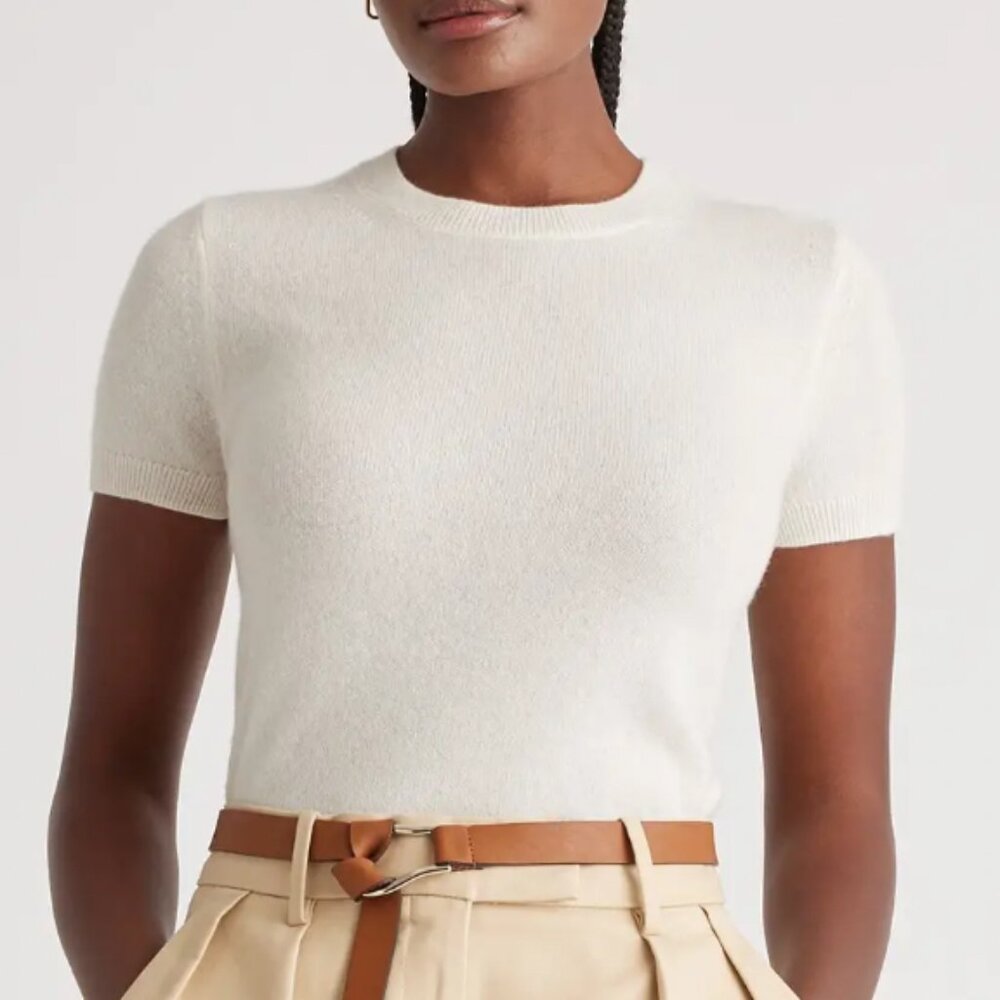 Quince Mongolian cashmere tee